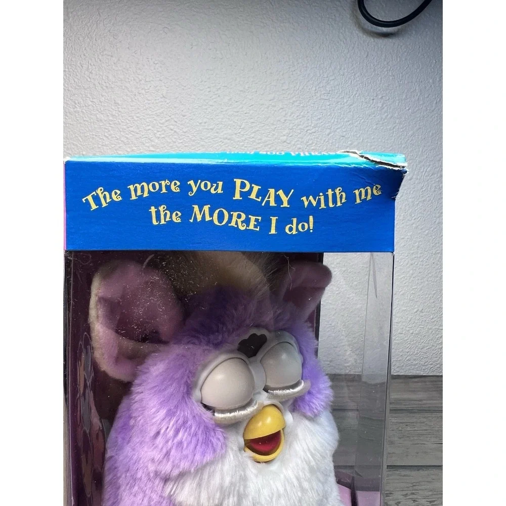 1998 Furby Special Limited Edition Spring Lavender Purple White NIB Sealed VTG
